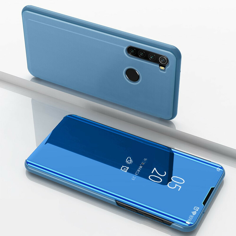 Bekijk Cover XIaomi Redmi Note 8 Spiegel en Simiii Leer