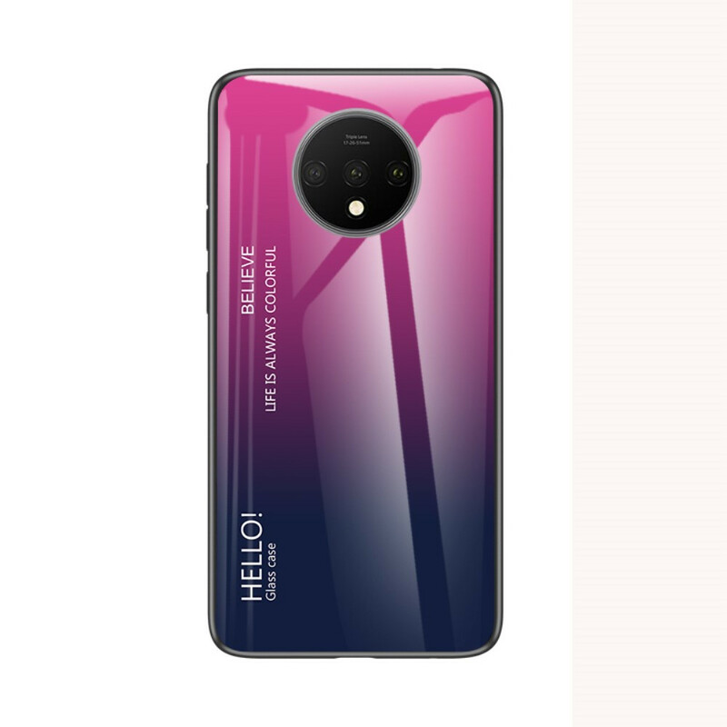 OnePlus 7T getemperd glas case hallo