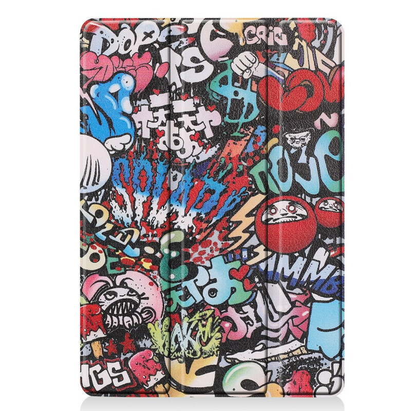 Smart Case iPad 10.2" (2019) Kunstleer Graffiti Fun