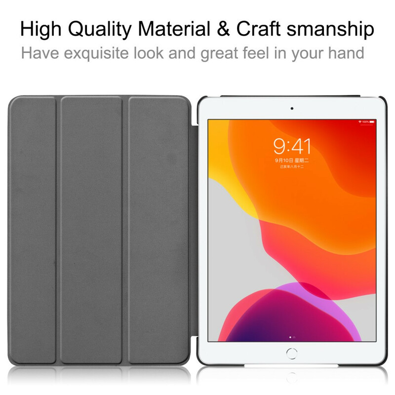 Smart Case iPad 10.2" (2019) Bloemig Kunstleer Vintage