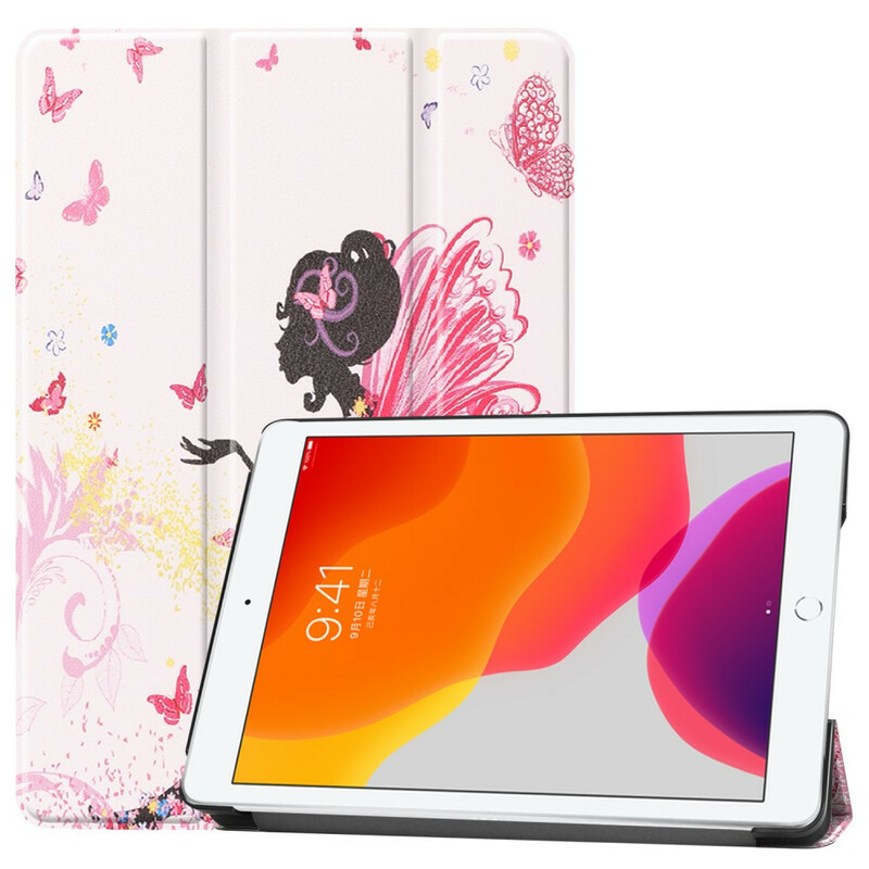 Smart Case iPad 10.2" (2019) Kunstleer Bloemenfee