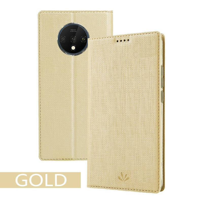OnePlus 7T getextureerde Flip Cover VILI DMX