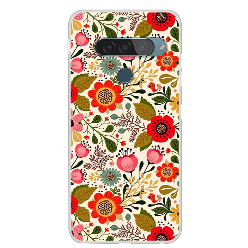 Hoes LG G8S ThinQ Tapisserie Gebloemd