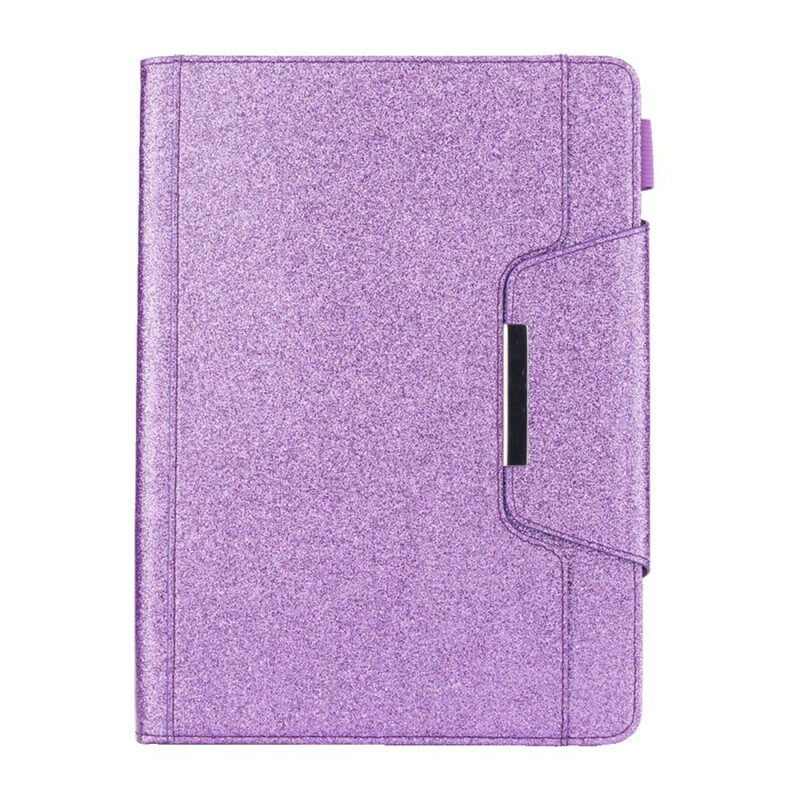 iPad Cover 10.2" (2019) Glitter Zilver Sluiting