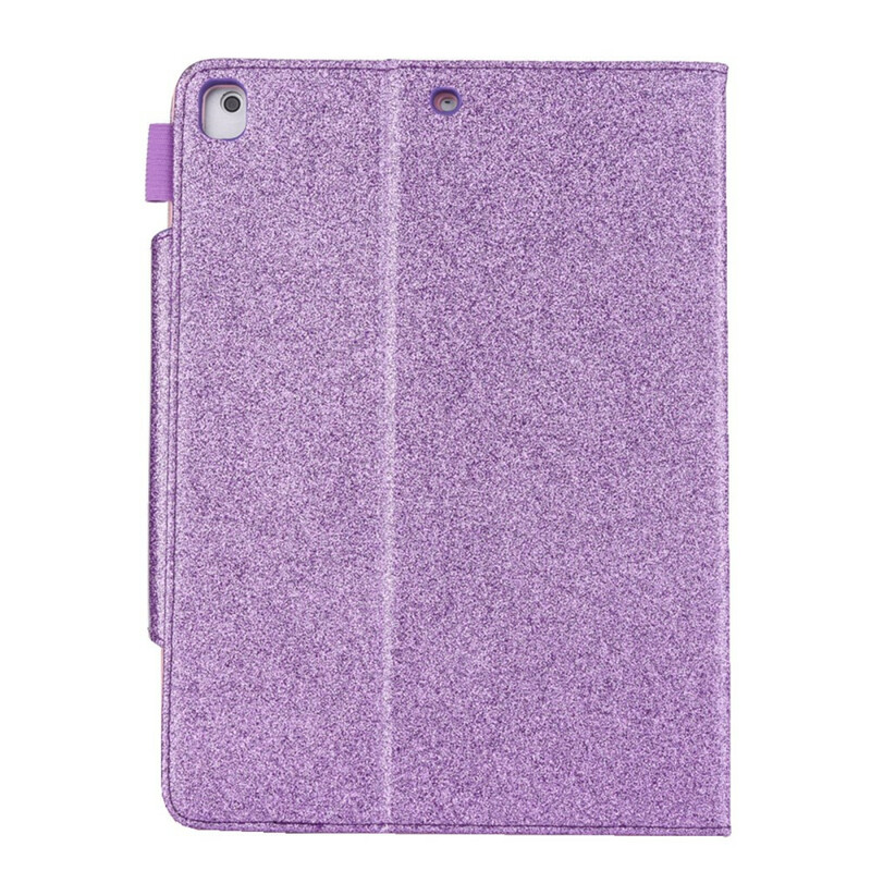 iPad Cover 10.2" (2019) Glitter Zilver Sluiting