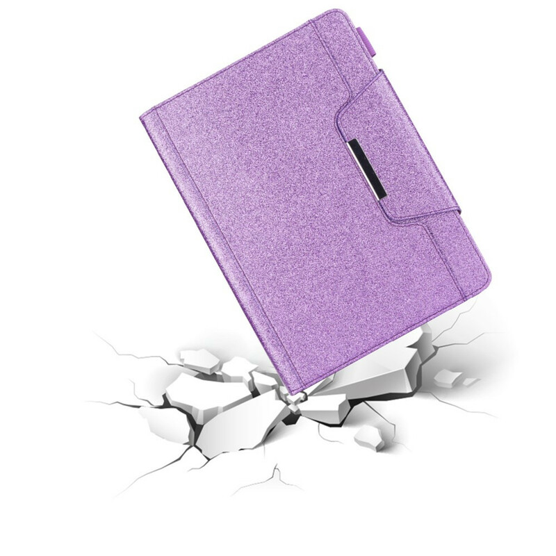 iPad Cover 10.2" (2019) Glitter Zilver Sluiting