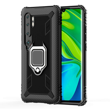 Xiaomi Mi Note 10 Ring en Carbon Fibre Case