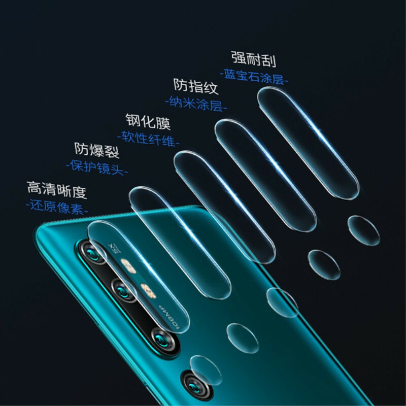 Xiaomi Mi Note 10 gehard glas lensbescherming