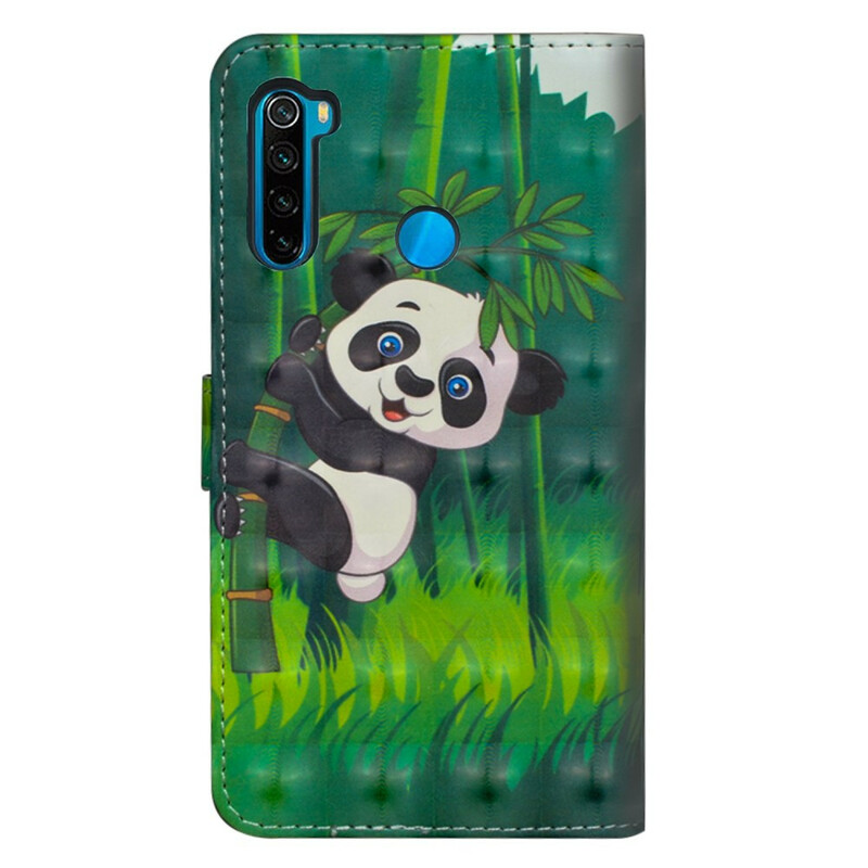 Xiaomi Redmi Note 8T Panda en Bamboe Hoesje