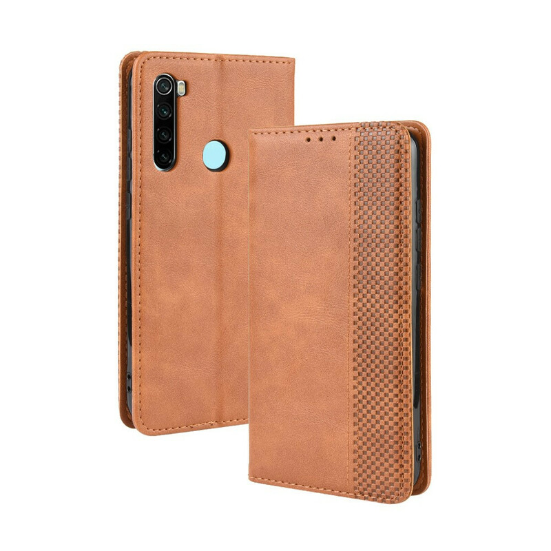 Flip Cover Xiaomi Redmi Note 8T Vintage Lederen Effect Stijlvol