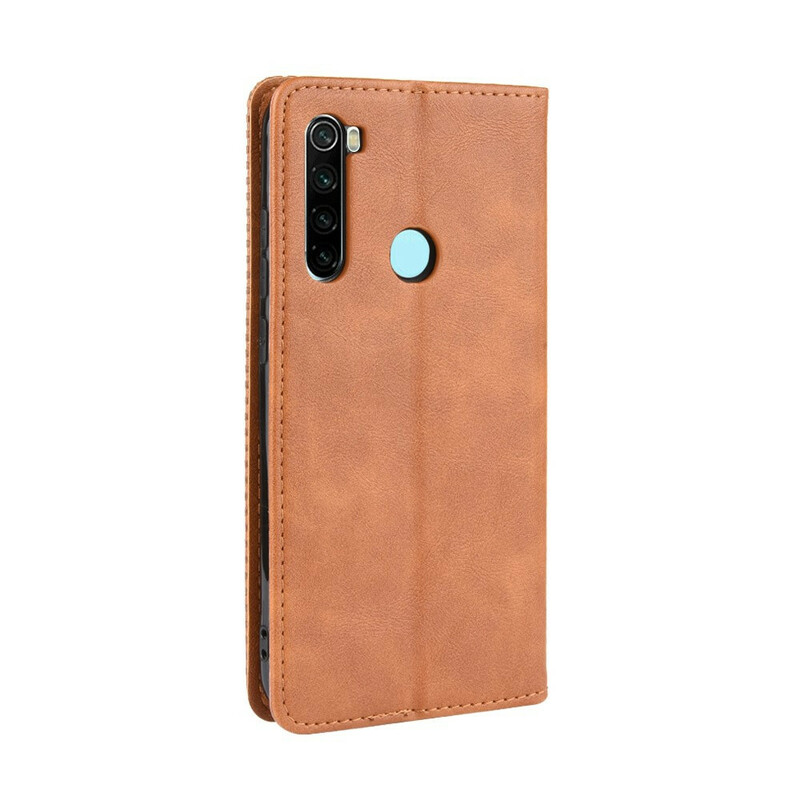 Flip Cover Xiaomi Redmi Note 8T Vintage Lederen Effect Stijlvol
