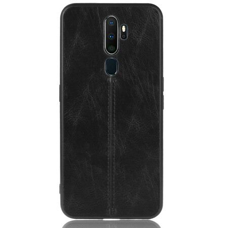 Oppo A9 2020 Leder Effect Hoesje Naden