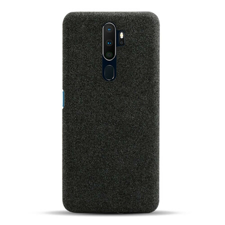 Oppo A9 2020 Hoesje Stof Textuur KSQ
