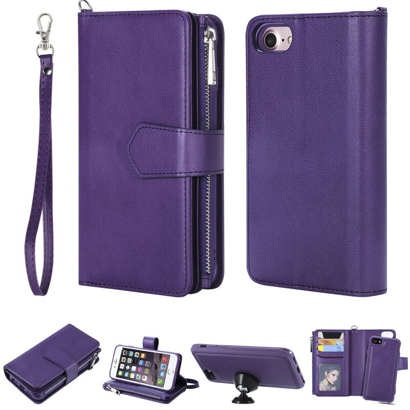 iPhone 8 / 7 / 6S / 6 afneembaar geval portemonnee iPhone 8 / 7 / 6S / 6 afneembaar geval portemonnee