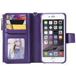 iPhone 8 / 7 / 6S / 6 afneembaar geval portemonnee iPhone 8 / 7 / 6S / 6 afneembaar geval portemonnee