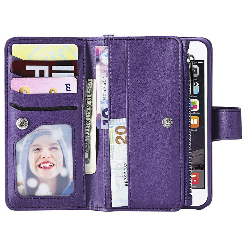 iPhone 8 / 7 / 6S / 6 afneembaar geval portemonnee iPhone 8 / 7 / 6S / 6 afneembaar geval portemonnee