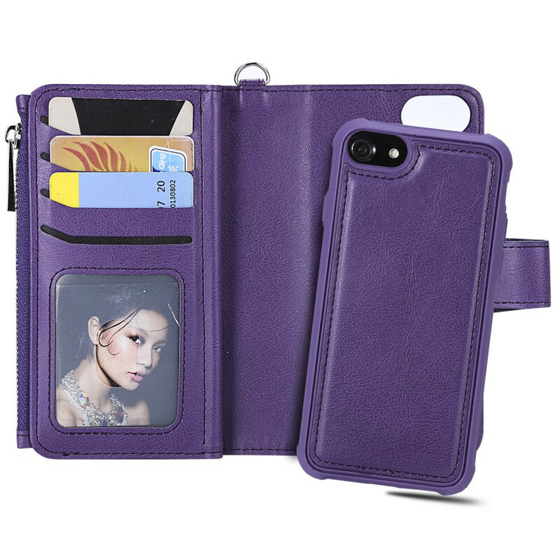 iPhone 8 / 7 / 6S / 6 afneembaar geval portemonnee iPhone 8 / 7 / 6S / 6 afneembaar geval portemonnee