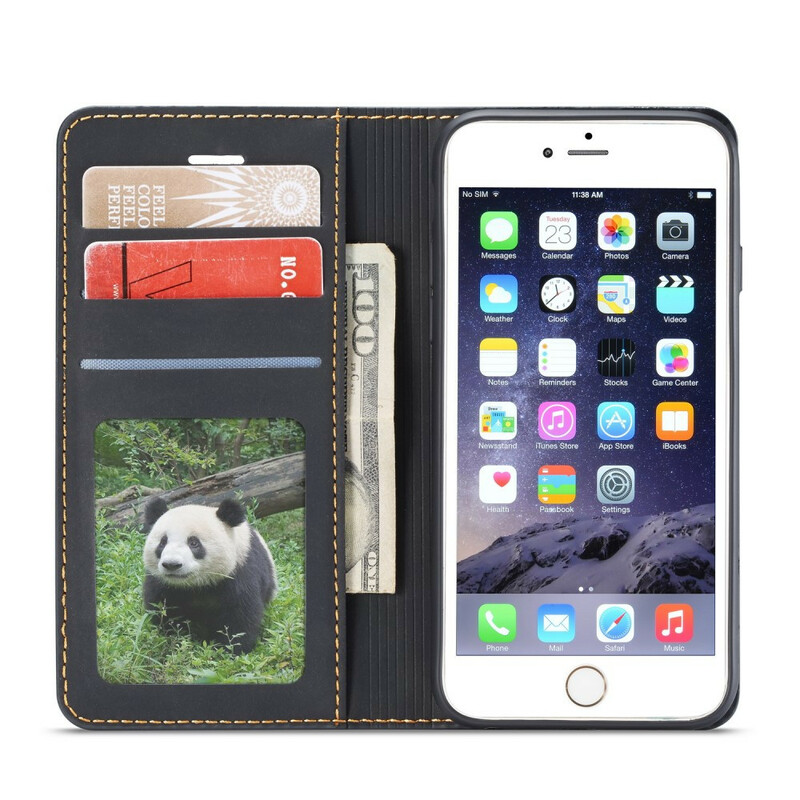 Flip Cover iPhone 8 Plus / 7 Plus Kunstleer FORWENW Flip Cover iPhone 8 Plus / 7 Plus Kunstleer FORWENW