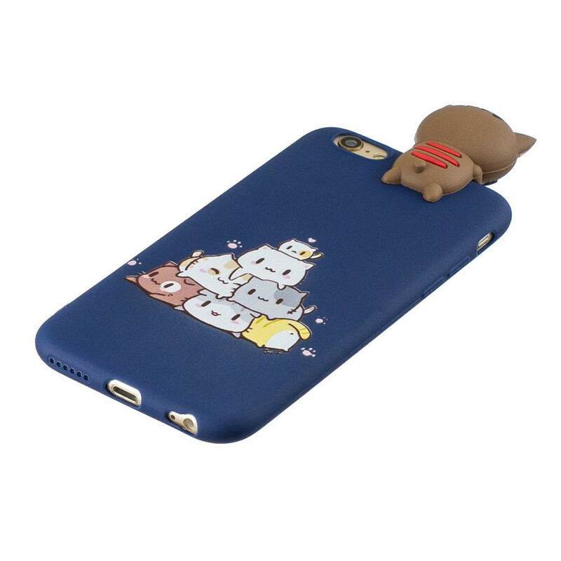 Hoesje iPhone 6/6S Cats 3D