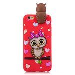 Hoesje iPhone 6/6S Uil 3D