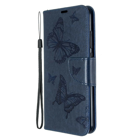 Xiaomi Redmi Note 8T Vlinder afgedrukt Strap Case