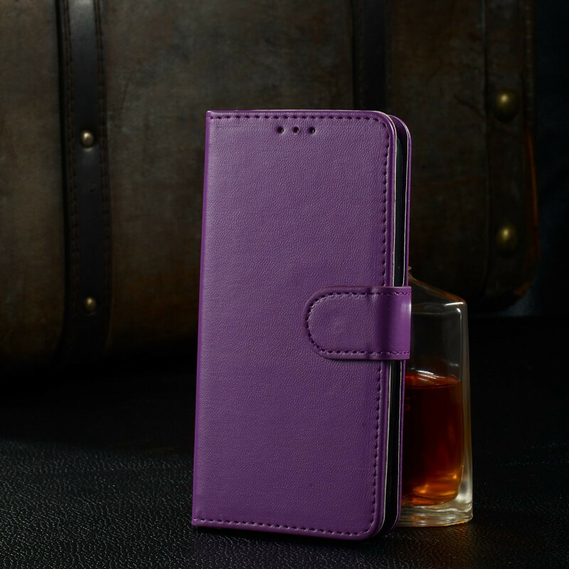 iPhone 6/6S Lederen Hoesje Pure Kleur met Koord