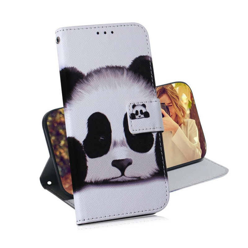 Samsung Galaxy A51 Panda Gezicht Hoesje