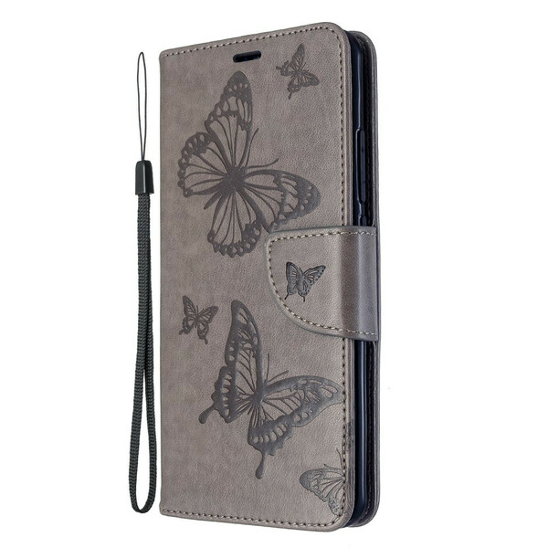 Xiaomi Mi Note 10 / Note 10 Pro Strap Printed Butterflies Case