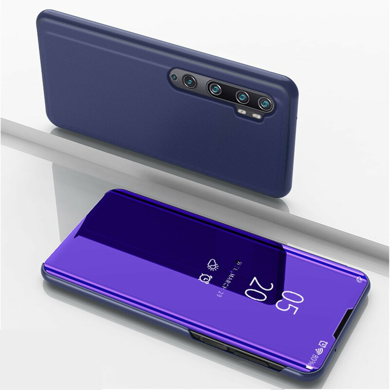 Bekijk Cover XIaomi Mi Note 10 Spiegel en Simiii Leer