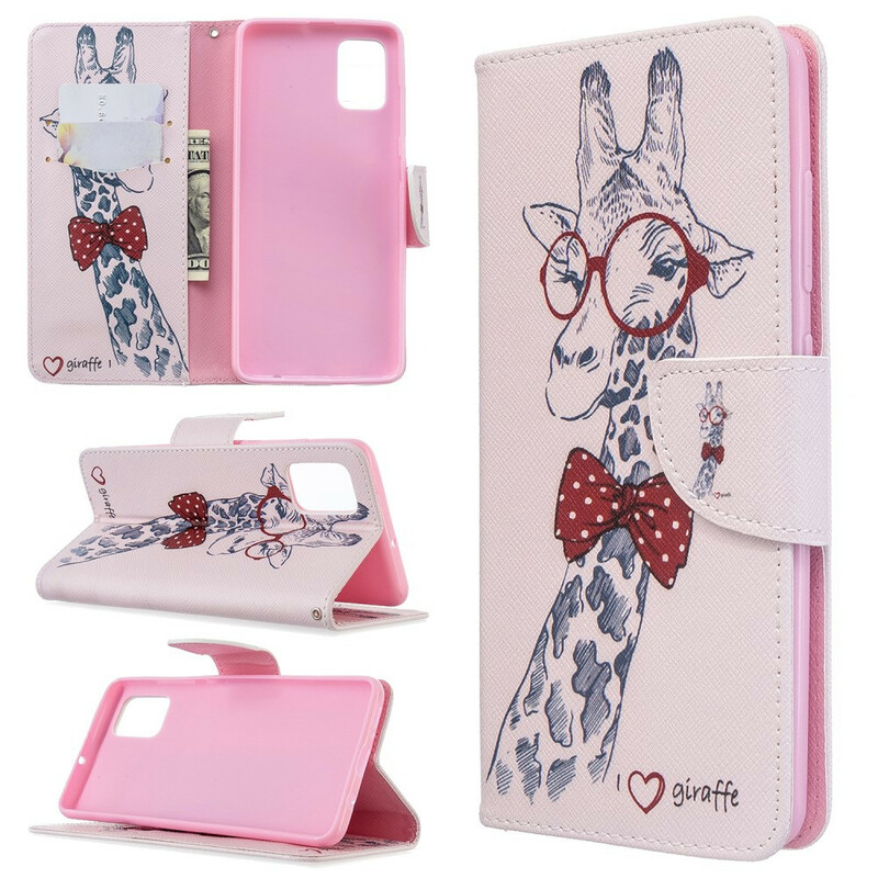 Samsung Galaxy A51 Intello Giraffe Hoesje