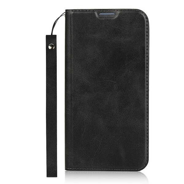 Flip cover iPhone 8 Plus / 7 Plus Kunstleer met Koord