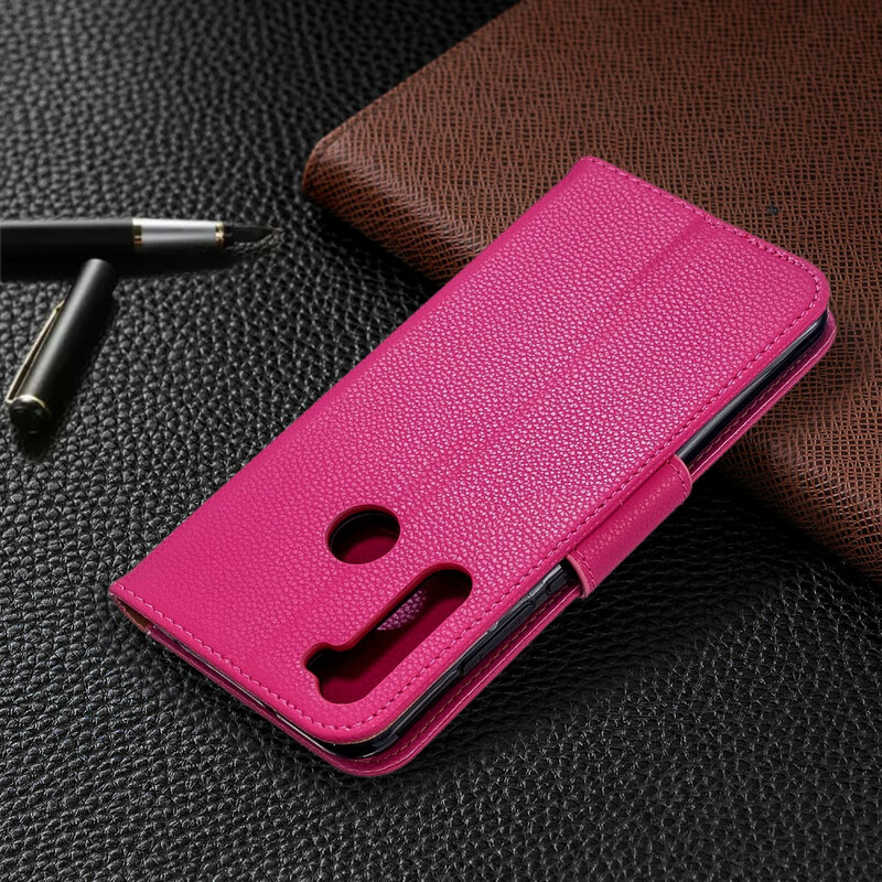 Xiaomi Redmi Note 8T Case Litchi Schuine Flap