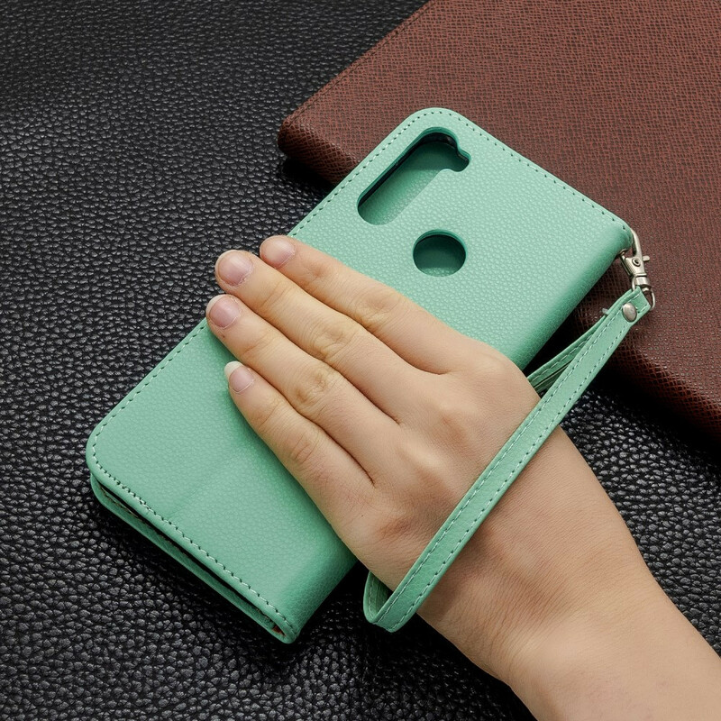 Xiaomi Redmi Note 8T Case Litchi Schuine Flap