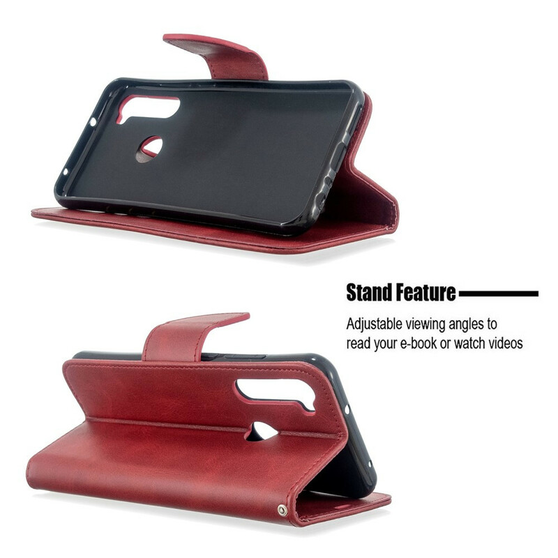 Xiaomi Redmi Note 8T Case gladde schuine klep