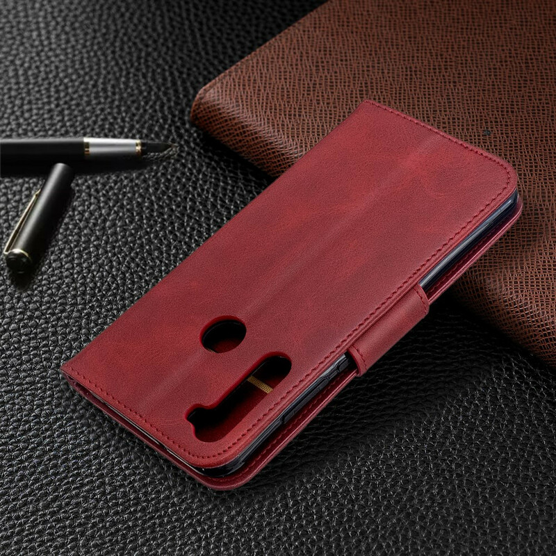 Xiaomi Redmi Note 8T Case gladde schuine klep