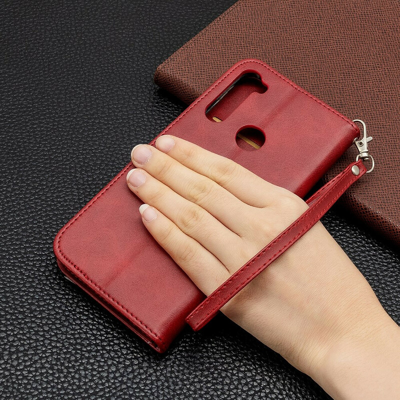 Xiaomi Redmi Note 8T Case gladde schuine klep