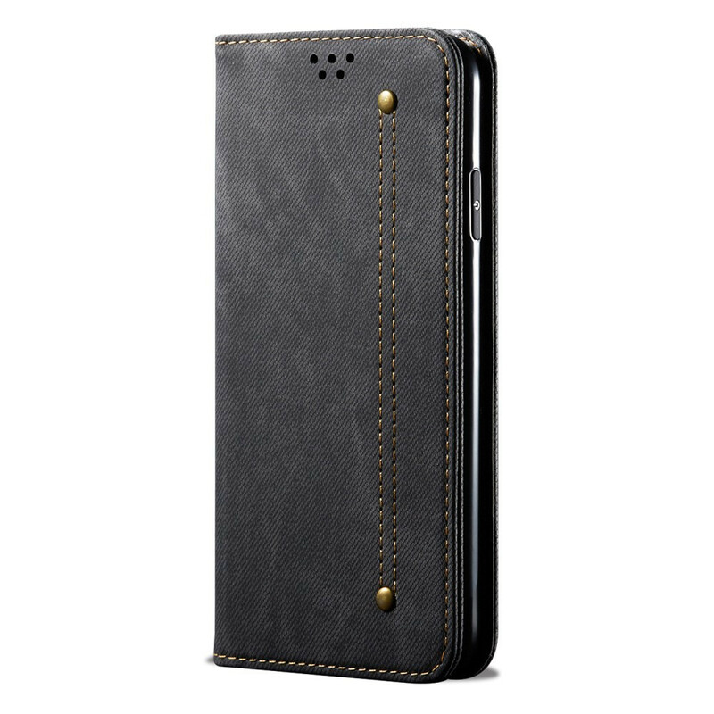 Flip Cover Xiaomi Mi Note 10 Jeans stof