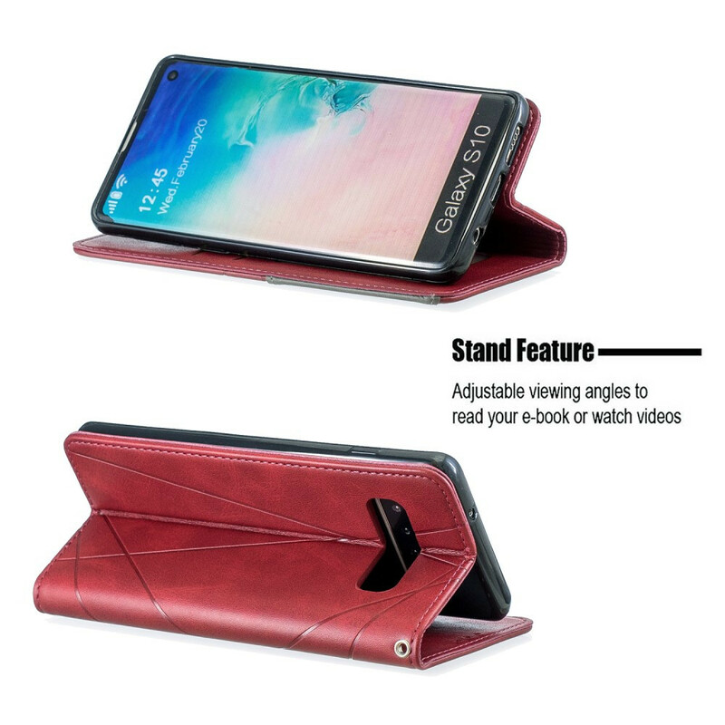 Flip cover Samsung Galaxy S10 stijl artiest