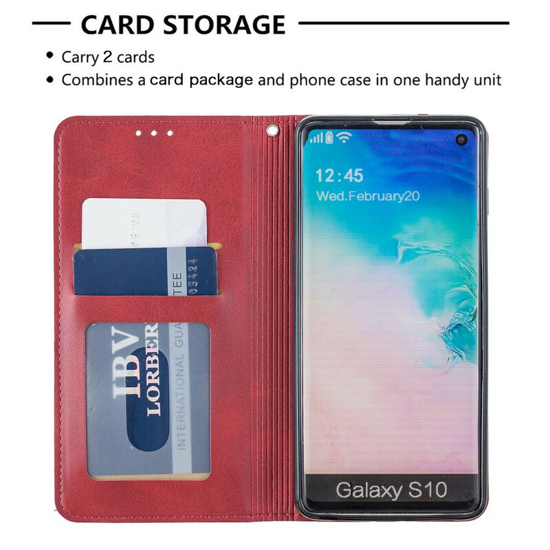 Flip cover Samsung Galaxy S10 stijl artiest