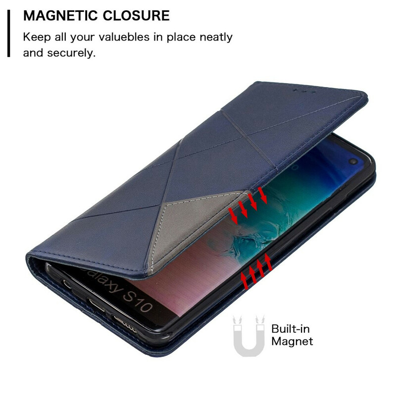 Flip cover Samsung Galaxy S10 stijl artiest
