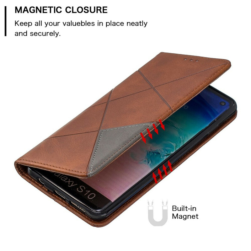 Flip cover Samsung Galaxy S10 stijl artiest