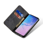 Flip Cover Samsung Galaxy S10 Jeans Stof