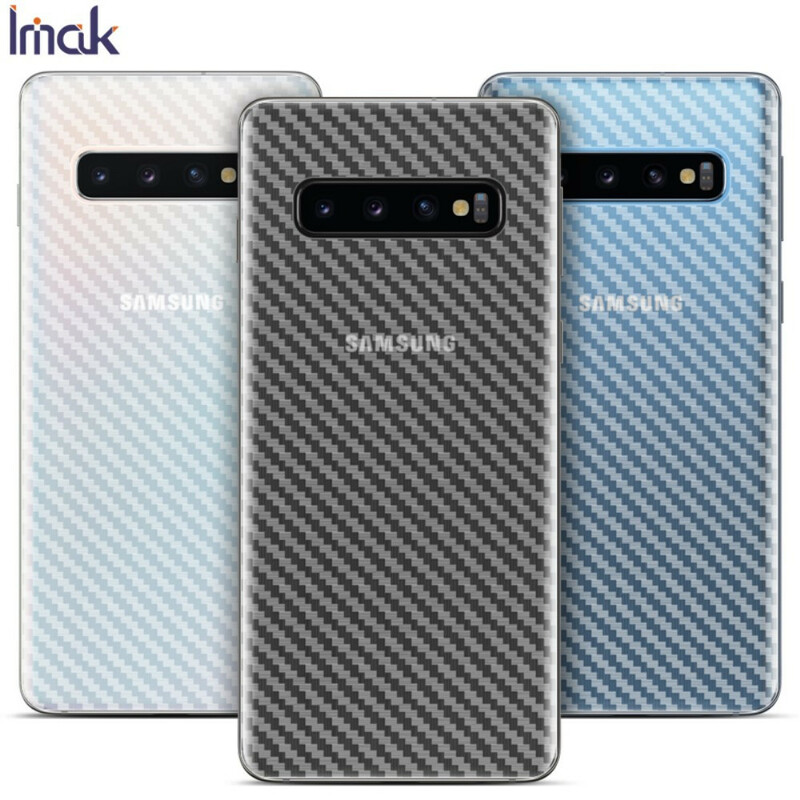 Beschermende Film achteraan voor Samsung Galaxy S10 Carbon Style IMAK