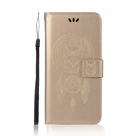 Sony Xperia L3 Lederen Hoesje Catchers Uil