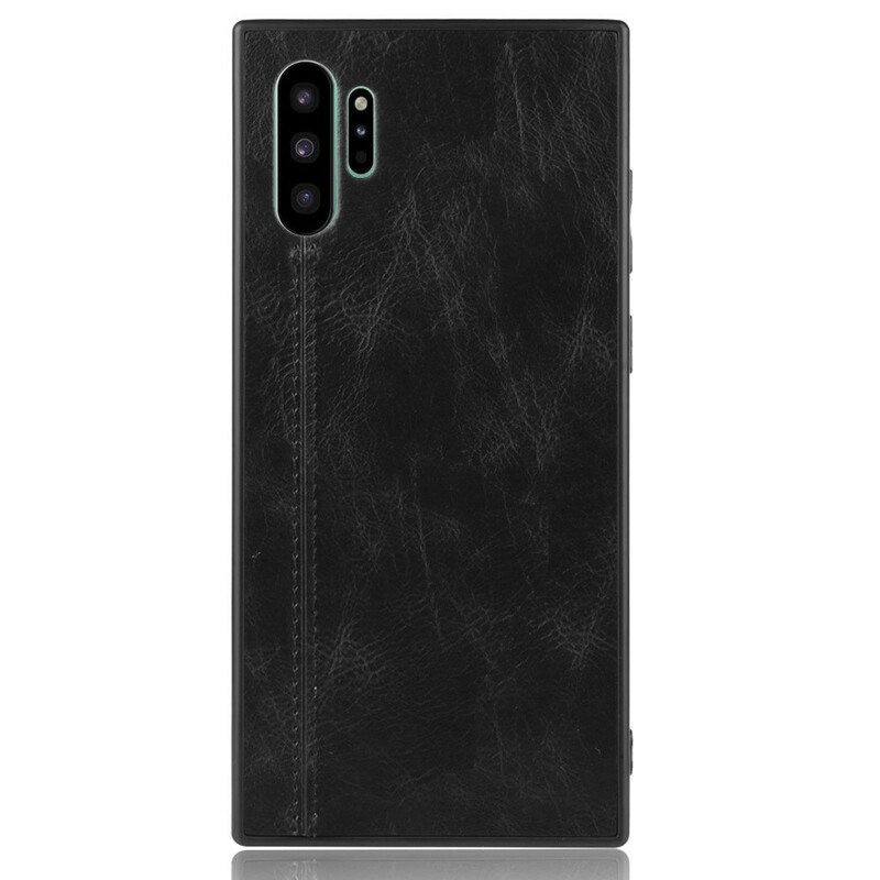 Samsung Galaxy Note 10 Plus Lederen Stijl Hoesje Stiksels