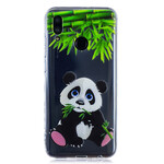 Huawei P Smart 2019 Transparante Panda Eet Case