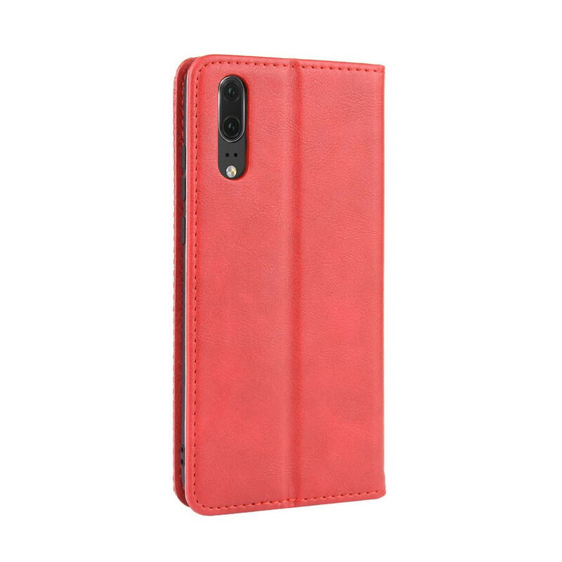 Flip cover Huawei P20 Vintage leer effect stijlvolle