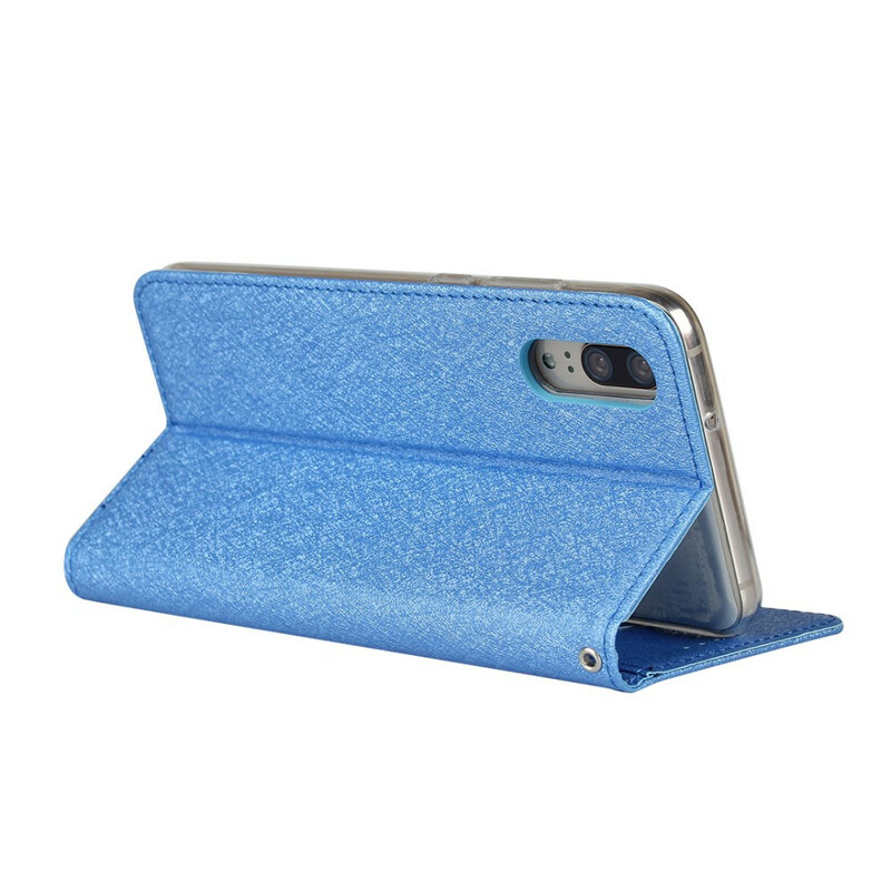 Flip Cover Huawei P20 stijl zacht leer met riem