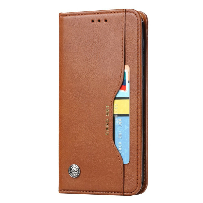 Flip cover Samsung Galaxy A20e Kunstlederen Kaarthoes