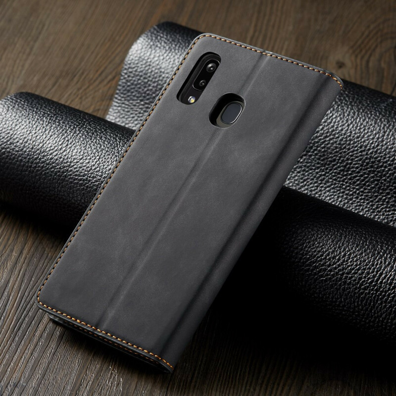 Flip cover Samsung Galaxy A20e Leder Effect FORWENW Flip cover Samsung Galaxy A20e Leder Effect FORWENW
